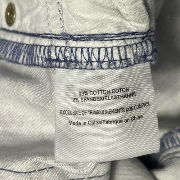 TORY BURCH Super Skinny Jeans with Purple Floral Pattern Womens size 28 denim - Picture 12 of 16